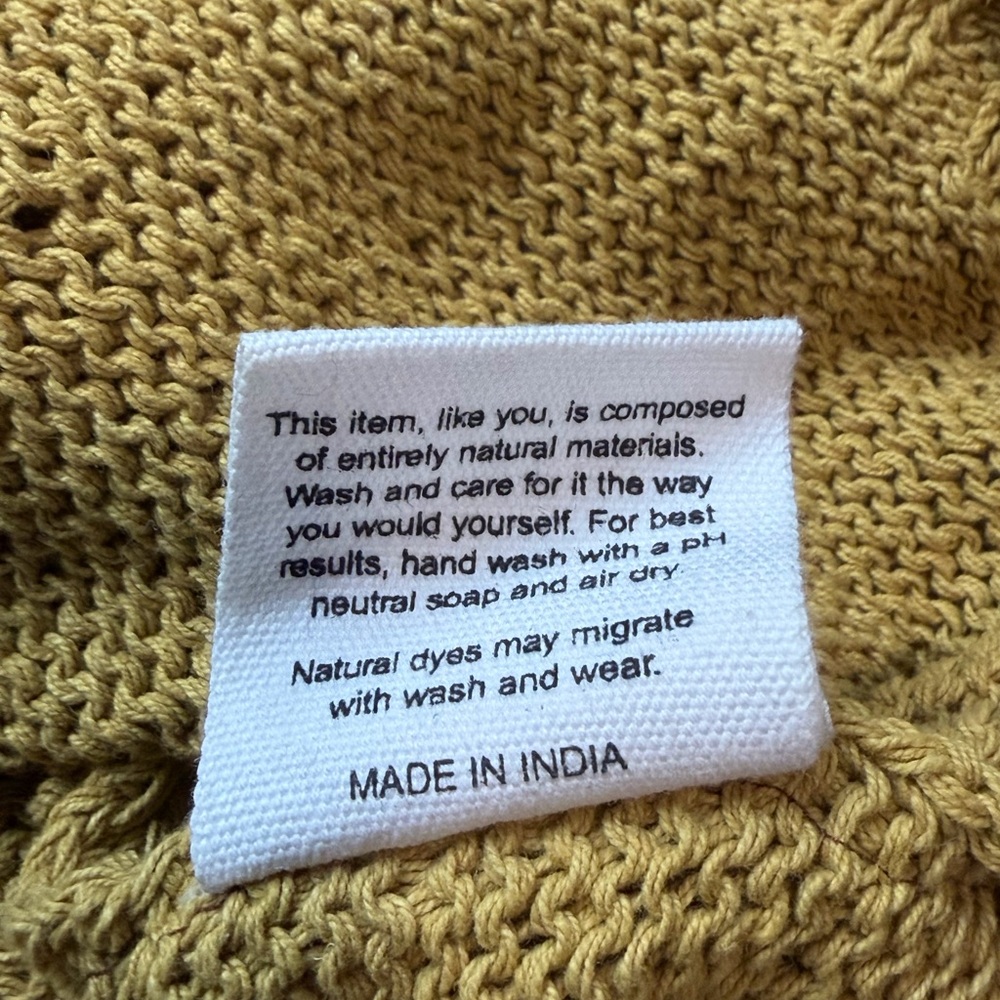 Story mfg. Bountiful Tree Organic Cotton Sweater - Size Medium - Picture 8 of 8